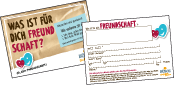 Plakate der B�sch Freundschaftsaktion