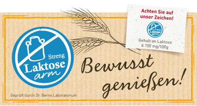 Laktosearme Produkte der B&auml;ckerei B&auml;sch